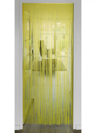 Foil curtain - 200 x 100 cm - neon yellow