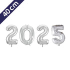 Number balloon - 2025 - silver - 40 cm