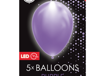LED Ballonnen - 5 stuks - 30 cm