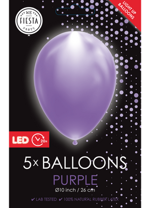 LED Ballonnen - 5 stuks - 30 cm