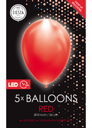 LED Ballonnen - 5 stuks - 30 cm