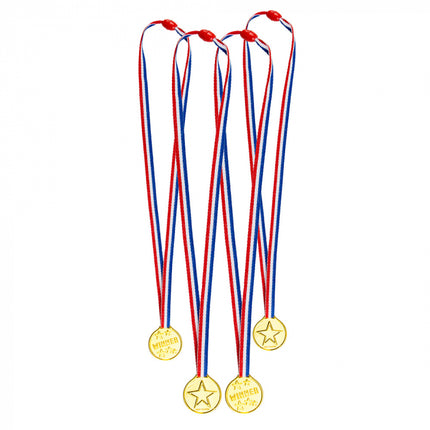 Medailles Winnaar - 4 stuks