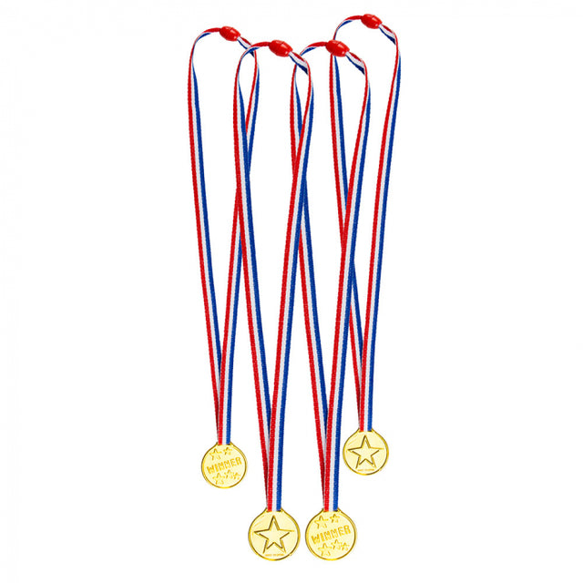 Medailles Winnaar - 4 stuks