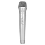 Party nep microfoon - zilver