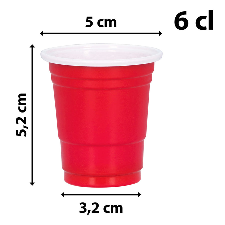 Plastic shotglaasjes - 20 stuks