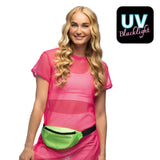 Heuptasje - pailletten neon groen
