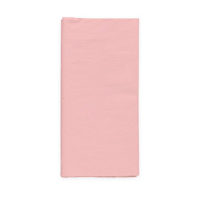 Papieren tafelkleed FSC - 120 x 180 cm - lichtroze