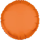 Folieballon rond - NEON oranje - 43 cm