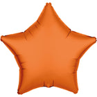 Folieballon ster - NEON oranje - 43 cm
