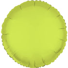 Folieballon rond - NEON geel - 43 cm