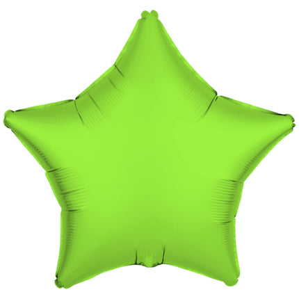Folieballon ster - NEON groen - 43 cm