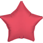 Folieballon ster - NEON rood - 43 cm