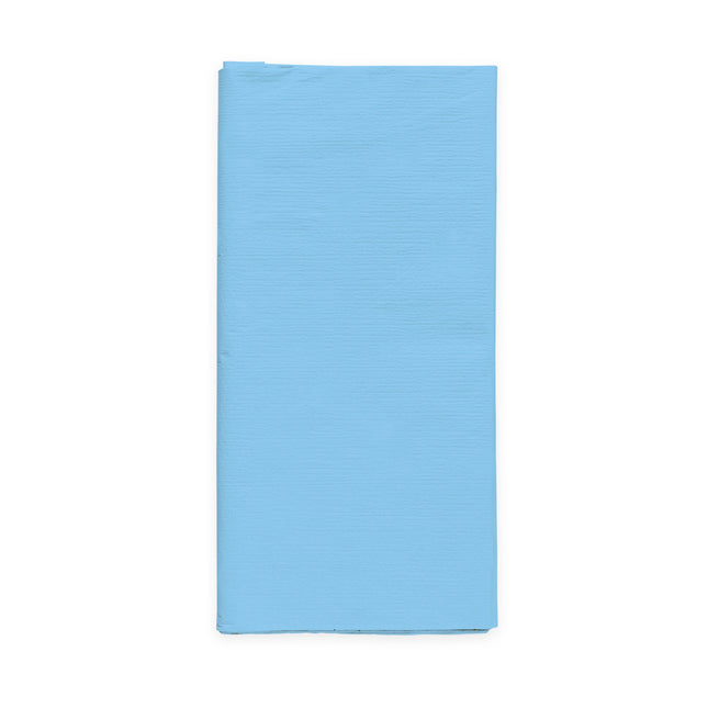 Papieren tafelkleed FSC - 120 x 180 cm - lichtblauw