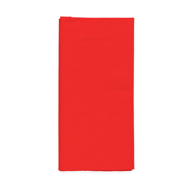 Papieren tafelkleed FSC - 120 x 180 cm - rood