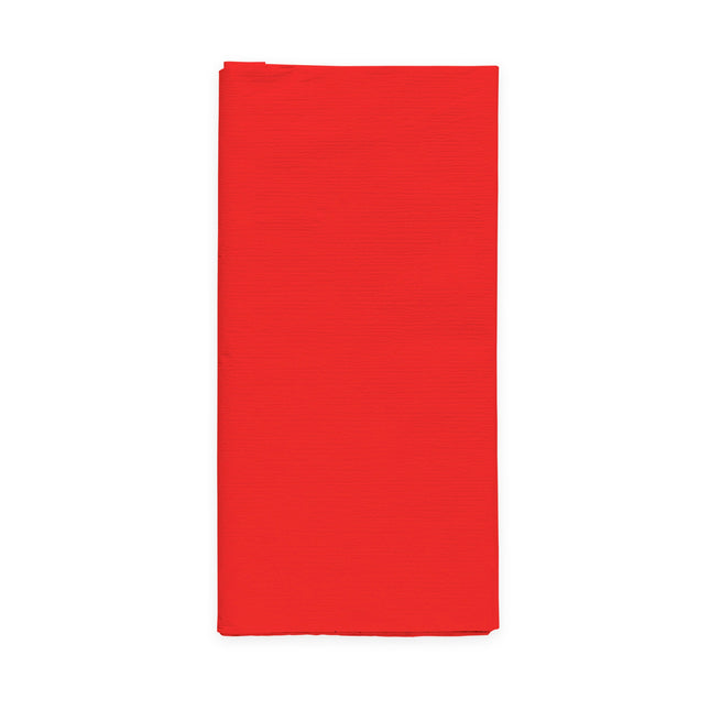 Papieren tafelkleed FSC - 120 x 180 cm - rood