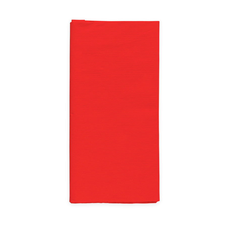Papieren tafelkleed FSC - 120 x 180 cm - rood