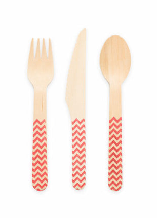 Wooden cutlery FSC - 18 pieces