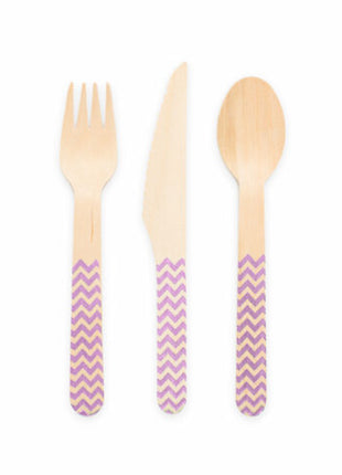 Wooden cutlery FSC - 18 pieces