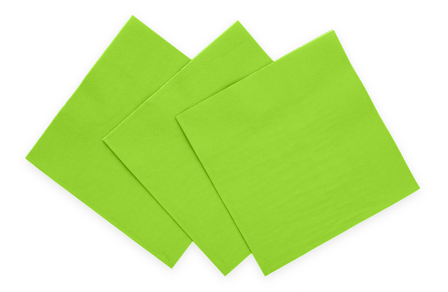 Servetten FSC - 20 stuks - 33 x 33 cm - lichtgroen