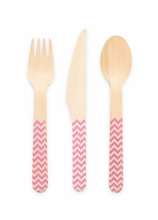 Wooden cutlery FSC - 18 pieces