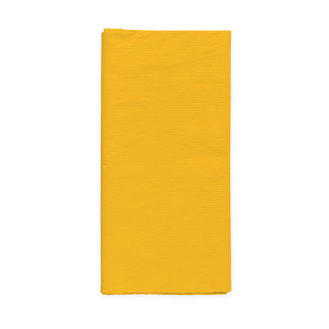 Papieren tafelkleed FSC - 120 x 180 cm - geel