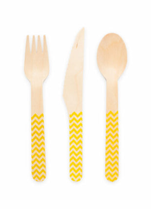 Wooden cutlery FSC - 18 pieces