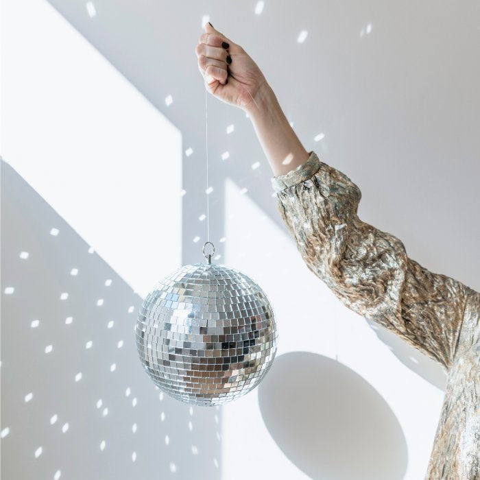 Discobal - 20 cm - zilver