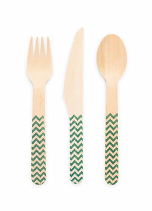 Wooden cutlery FSC - 18 pieces