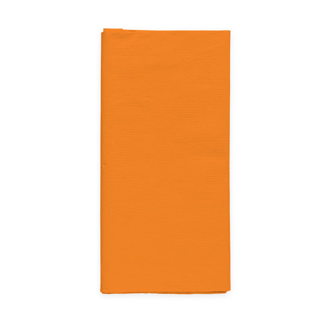 Papieren tafelkleed FSC - 120 x 180 cm - oranje