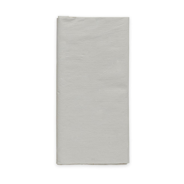 Papieren tafelkleed FSC - 120 x 180 cm - zilver