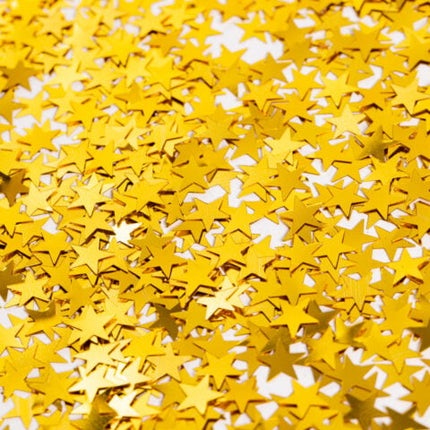 Tafelconfetti - 14 gram - gouden sterretjes