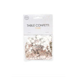 Tafelconfetti - 14 gram - rose gouden sterretjes
