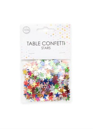 Table confetti - 14 grams - colored stars