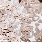 Tafelconfetti - 14 gram - roségouden open hartjes