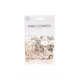Tafelconfetti - 14 gram - roségouden open hartjes