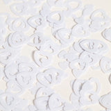 Tafelconfetti - 14 gram - witte open hartjes
