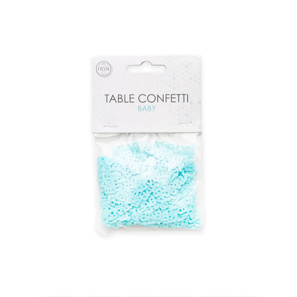 baby Tafelconfetti - 14 gram - blauw
