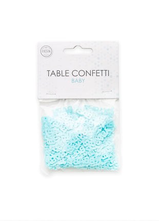 Baby-Tischkonfetti – 14 Gramm – blau