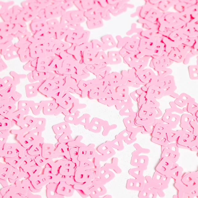 Baby Tafelconfetti - 14 gram - roze