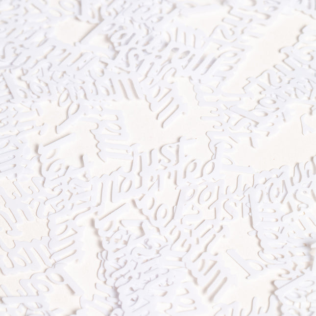 Just Married Tafelconfetti - 14 gram - wit