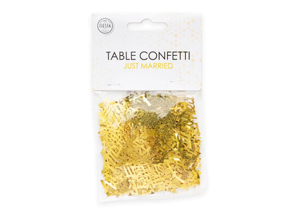 Just Married Tafelconfetti - 14 gram - goud