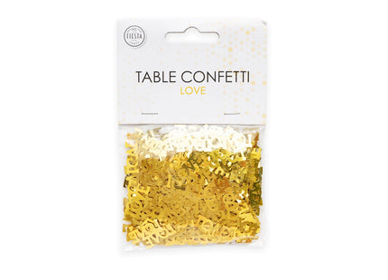 Tafelconfetti - 14 gram - Love - goud