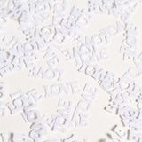 Tafelconfetti - 14 gram - Love - wit