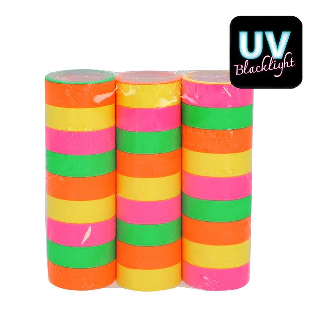 Serpentines - 3 rollen - Neon UV