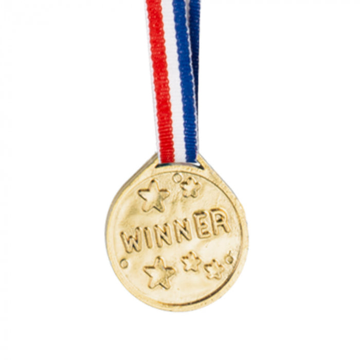 Medailles Winnaar - 6 stuks