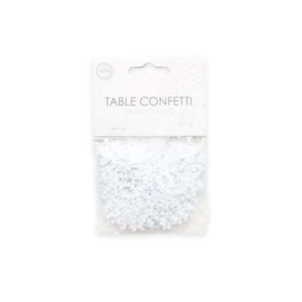 Tafelconfetti - 14 gram - sneeuwvlokjes