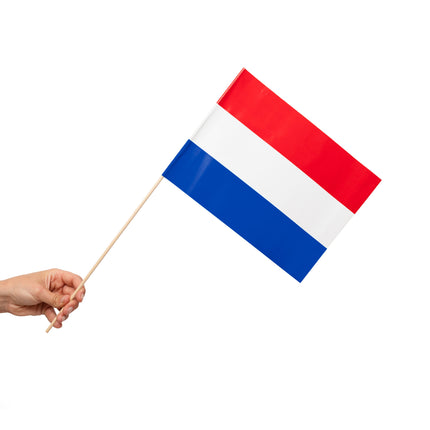 Zwaaivlaggetjes Nederland - 10 stuks - 20 x 30 cm