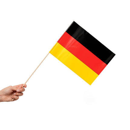 Zwaaivlaggetjes Duitsland - 10 stuks - 20 x 30 cm