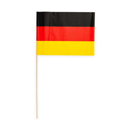 Zwaaivlaggetjes Duitsland - 10 stuks - 20 x 30 cm