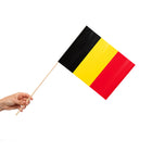 Zwaaivlaggetjes België - 10 stuks - 20 x 30 cm